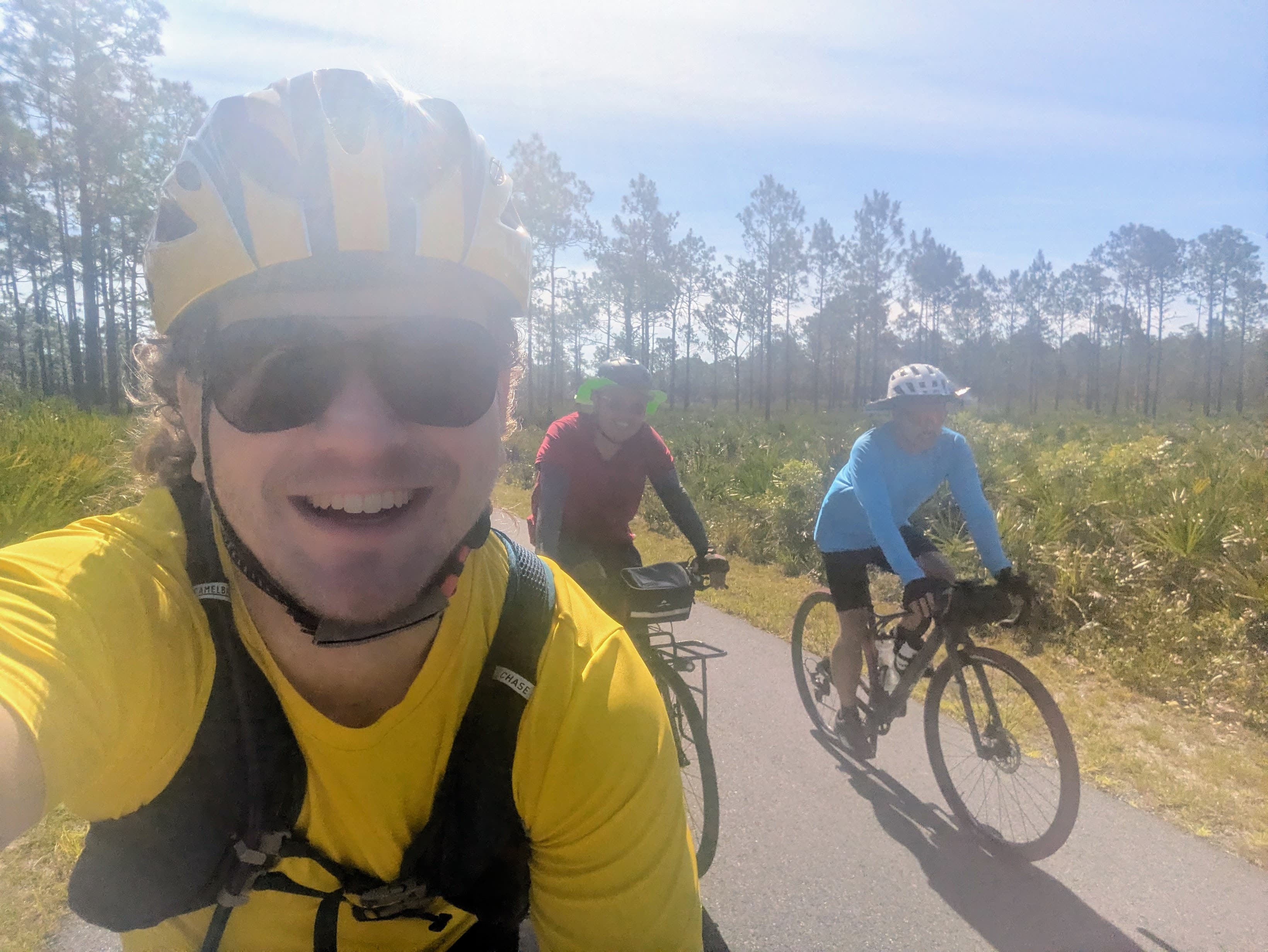Group selfie on the trail